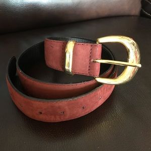 Suede / Genuine Leather Belt